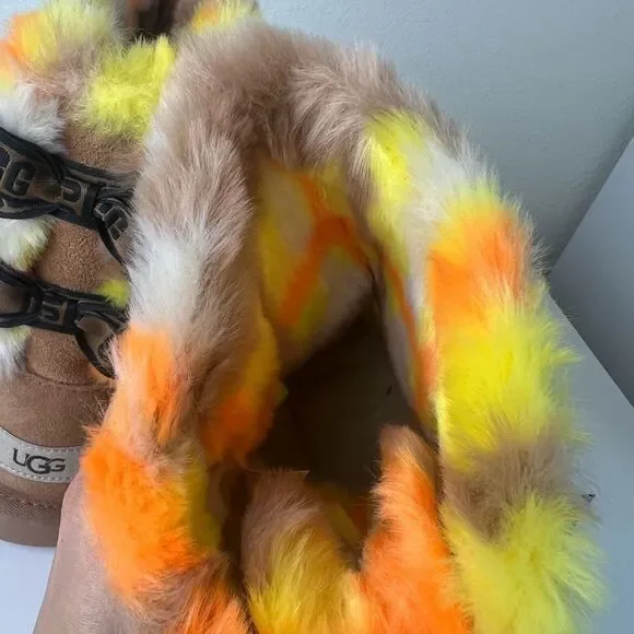 Ugg Bailey Bow Plaid Punk Womensize 5